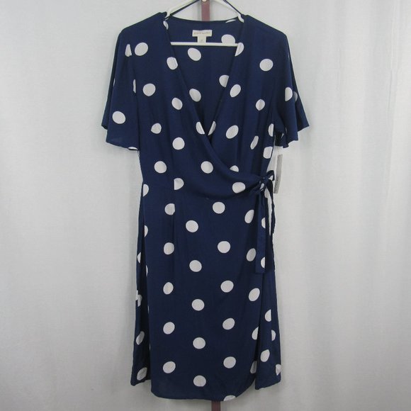 peyton & parker Dresses & Skirts - NWT Peyton & Parker Mommy and Me Blue and White Polka Dot Wrap Dress